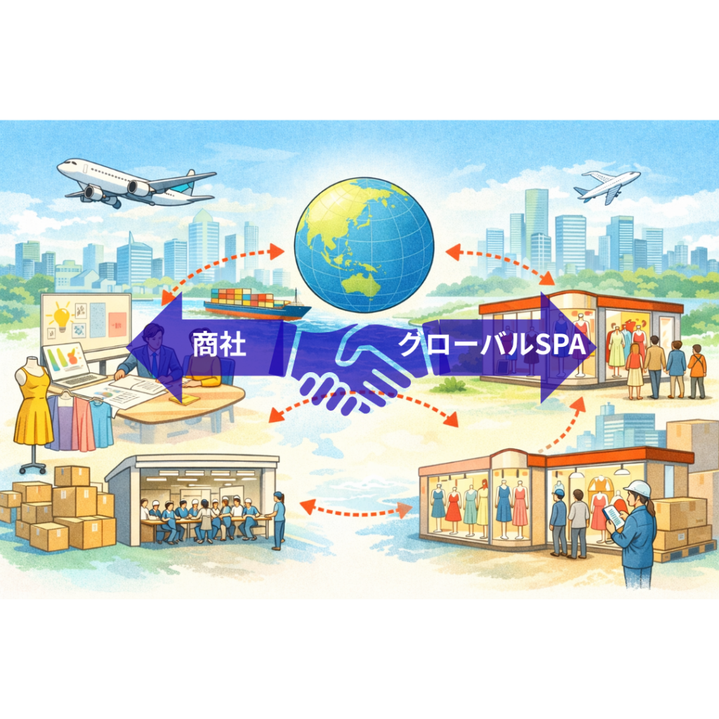 商社とグローバルSPAの協業